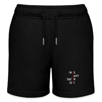 50 - Kids Organic Sweat Shorts by Stanley/Stella - black - Front