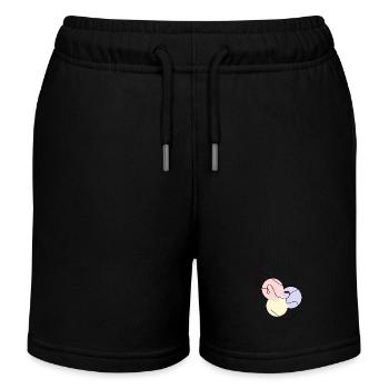 EHEFRAU. TOCHTER. JUGENDLICHER. FRAUENTAG - Kinder Organic Joggingshorts Mini Bolter von Stanley/Stella - Schwarz - Vorne