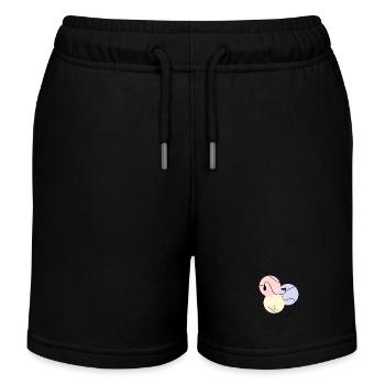 EHEFRAU. TOCHTER. JUGENDLICHER. FRAUENTAG - Kinder Organic Joggingshorts Mini Bolter von Stanley/Stella - Schwarz - Vorne
