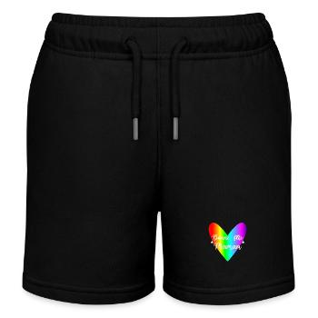 BONNE FÊTE MAMAN. MAMAN. FÊTE DES MÈRES. JE T'AIME - Short de jogging enfant bio Stanley/Stella - noir - Devant