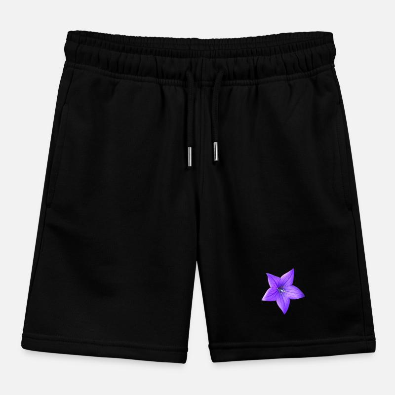 fleur pourpre Short de jogging enfant bio Stanley/Stella