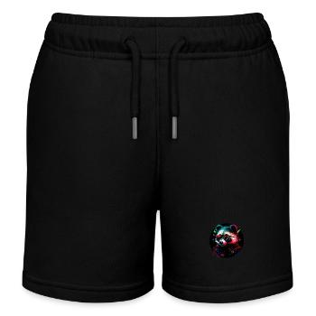 Cyberraton laveur - Short de jogging enfant bio Stanley/Stella - noir - Devant