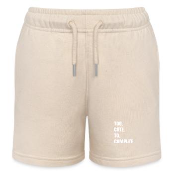 sayings jokes present hacker fans analyst bday - Kinder Organic Joggingshorts Mini Bolter von Stanley/Stella - Natur - Vorne
