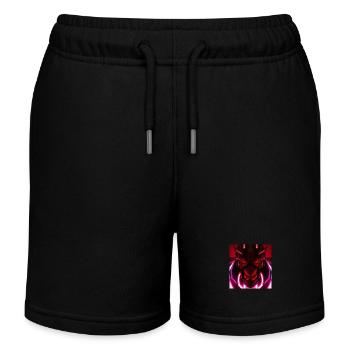 Digitalmonster - Kinder Organic Joggingshorts Mini Bolter von Stanley/Stella - Schwarz - Vorne