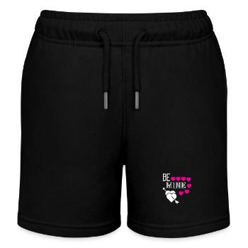 Sei mein Valentinstag - Kinder Organic Joggingshorts Mini Bolter von Stanley/Stella - Schwarz - Vorne