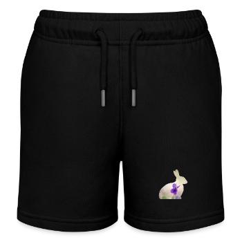 Lapin Lapin - Short de jogging enfant bio Stanley/Stella - noir - Devant