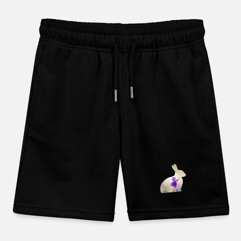 Rabbit Rabbit Kids Organic Sweat Shorts by Stanley/Stella