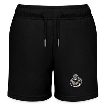 gorille avec chaine en or - Short de jogging enfant bio Stanley/Stella - noir - Devant