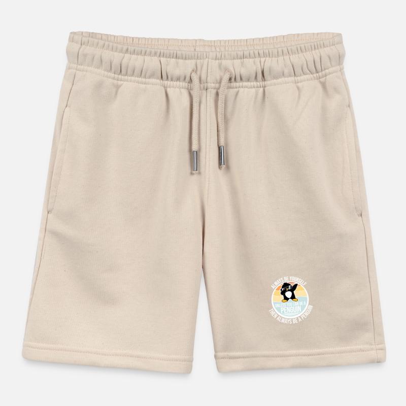 Sei immer du selbst, es sei denn, du kannst ein Pinguin sein Kinder Organic Joggingshorts Mini Bolter von Stanley/Stella