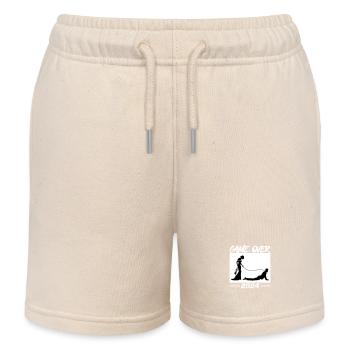 Game Over 2024 Wedding - Kids Organic Sweat Shorts by Stanley/Stella - soft Ecru - Front