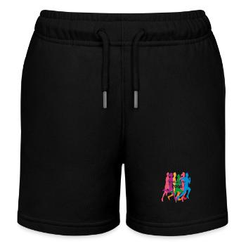 Laufen zum Yoga - Kinder Organic Joggingshorts Mini Bolter von Stanley/Stella - Schwarz - Vorne