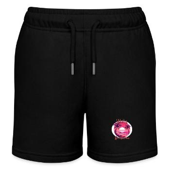 Sunset in Utila, Honduras - Kids Organic Sweat Shorts by Stanley/Stella - black - Front