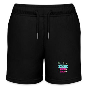 Ice Cream Power - Kinder Organic Joggingshorts Mini Bolter von Stanley/Stella - Schwarz - Vorne