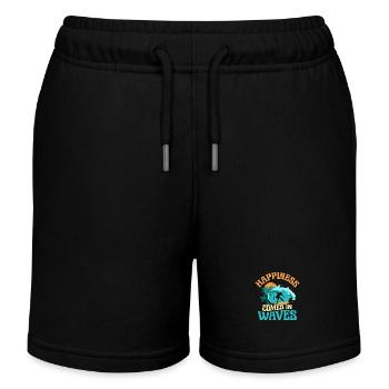 Certified Badass Forklift Operator Surfboard Surfe - Kinder Organic Joggingshorts Mini Bolter von Stanley/Stella - Schwarz - Vorne