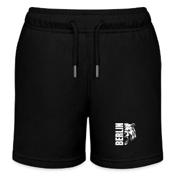Berlin Merch - Kinder Organic Joggingshorts Mini Bolter von Stanley/Stella - Schwarz - Vorne