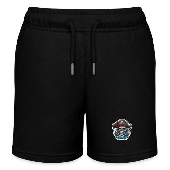LOGO PIRATE 5 - Short de jogging enfant bio Stanley/Stella - noir - Devant