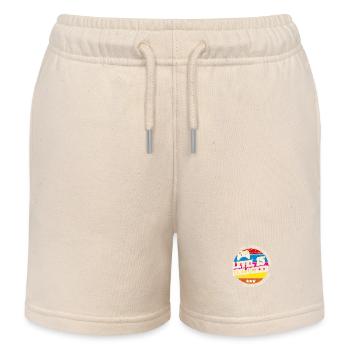 Original 2009 Vintage Level 15 Freischaltung - Kinder Organic Joggingshorts Mini Bolter von Stanley/Stella - Natur - Vorne