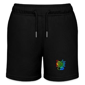 Enseignant, école primaire, enseignement primaire, diplôme d’enseignant - Short de jogging enfant bio Stanley/Stella - noir - Devant