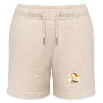 1979 Vintage Retro Classic 45 Years - Kids Organic Sweat Shorts by Stanley/Stella - soft Ecru - Front