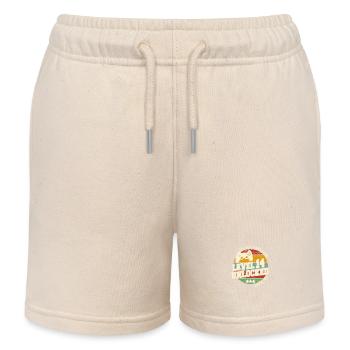 Legendär seit 2010 Vintage Jubiläum Geschenk - Kinder Organic Joggingshorts Mini Bolter von Stanley/Stella - Natur - Vorne