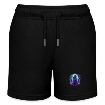 Gruseliges Halloween-partykostüm Zombie - Kinder Organic Joggingshorts Mini Bolter von Stanley/Stella - Schwarz - Vorne