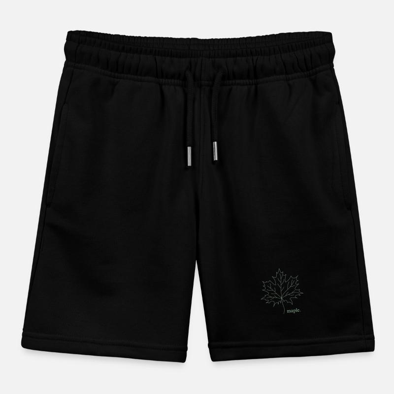 Maple. Kids Organic Sweat Shorts by Stanley/Stella