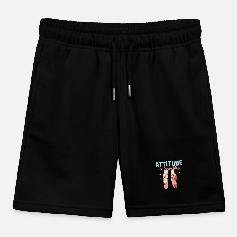 Attitude Is Everything Ballet Dancing Kinder Organic Joggingshorts Mini Bolter von Stanley/Stella
