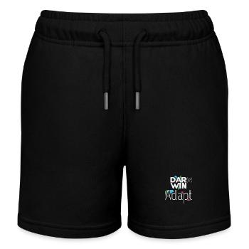darwin adapt - Short de jogging enfant bio Stanley/Stella - noir - Devant