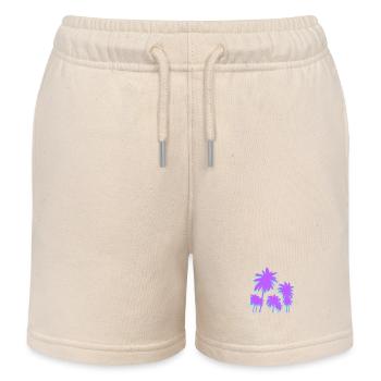 palmen - Kinder Organic Joggingshorts Mini Bolter von Stanley/Stella - Natur - Vorne