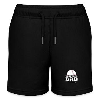 Baseball Papa Père Fan de sport - Short de jogging enfant bio Stanley/Stella - noir - Devant