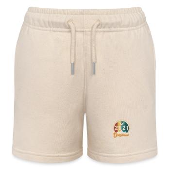 Die Legenden wurden im Jahrgang 2021 geboren - Kinder Organic Joggingshorts Mini Bolter von Stanley/Stella - Natur - Vorne