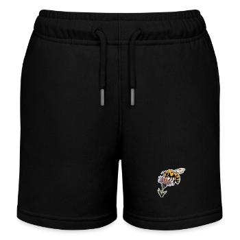 Bee - Kids Organic Sweat Shorts by Stanley/Stella - black - Front