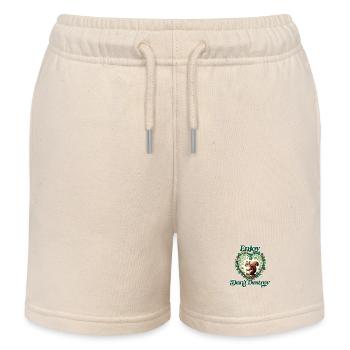 Profitez, ne détruisez pas - Short de jogging enfant bio Stanley/Stella - écru doux - Devant