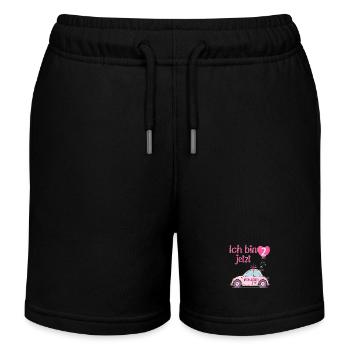 Polizeiauto Ich bin jetzt 2 Geburtstag Rosa - Kinder Organic Joggingshorts Mini Bolter von Stanley/Stella - Schwarz - Vorne