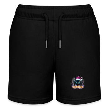 Manette de jeu de Noël - Short de jogging enfant bio Stanley/Stella - noir - Devant