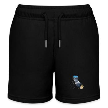 California Capitol in der California Landkarte CA - Kinder Organic Joggingshorts Mini Bolter von Stanley/Stella - Schwarz - Vorne
