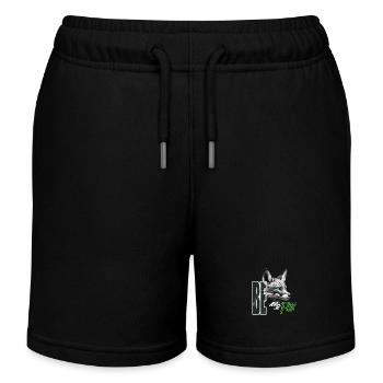 Sei Fuchs - Kinder Organic Joggingshorts Mini Bolter von Stanley/Stella - Schwarz - Vorne