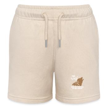 The Wolf Does Not Perform In The Circus - Kinder Organic Joggingshorts Mini Bolter von Stanley/Stella - Natur - Vorne
