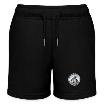 Basilique du Sacré Cœur - Kids Organic Sweat Shorts by Stanley/Stella - black - Front