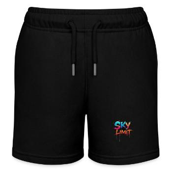 Le ciel est la limite - Short de jogging enfant bio Stanley/Stella - noir - Devant