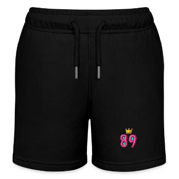 89 Couronne de chiffres - Short de jogging enfant bio Stanley/Stella - noir - Devant