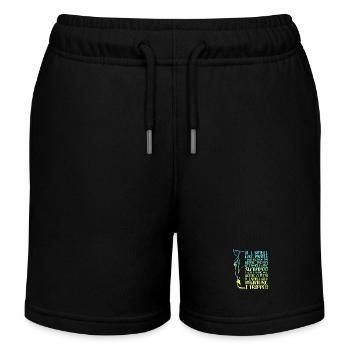 Dressur Dressurpferd Dressurreiter - Kinder Organic Joggingshorts Mini Bolter von Stanley/Stella - Schwarz - Vorne