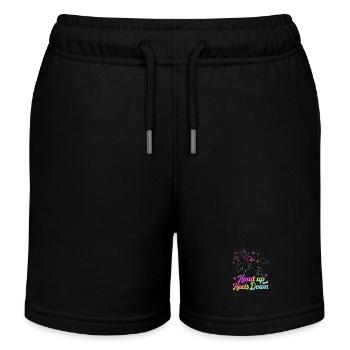 Dressur Dressurpferd Dressurreiter - Kinder Organic Joggingshorts Mini Bolter von Stanley/Stella - Schwarz - Vorne