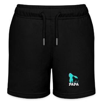 Gorille - Short de jogging enfant bio Stanley/Stella - noir - Devant