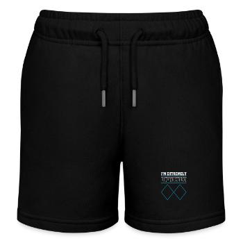 Ski Skiurlaub - Kinder Organic Joggingshorts Mini Bolter von Stanley/Stella - Schwarz - Vorne