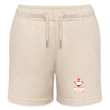 Crab - Kids Organic Sweat Shorts by Stanley/Stella - soft Ecru - Front