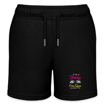 Sternzeichen Widder - Kinder Organic Joggingshorts Mini Bolter von Stanley/Stella - Schwarz - Vorne