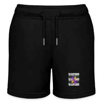 Blasenkrebs Krebs Blase - Kinder Organic Joggingshorts Mini Bolter von Stanley/Stella - Schwarz - Vorne