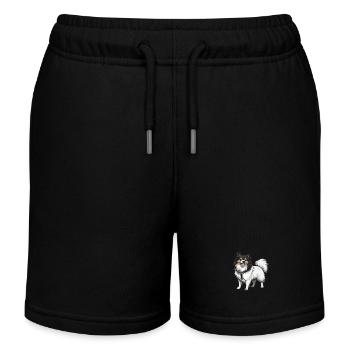 Chien de Poméranie - Short de jogging enfant bio Stanley/Stella - noir - Devant