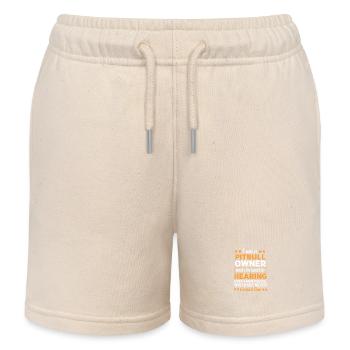 Pitbull - Kinder Organic Joggingshorts Mini Bolter von Stanley/Stella - Natur - Vorne